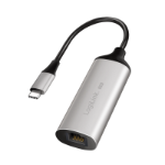 LogiLink USB Adapter, USB 3.2, USB-C to 5G Gigabit Ethernet, aluminum