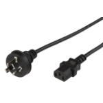 Microconnect PE010418AUSTRALIA power cable Black 1.8 m Power plug type I C13 coupler