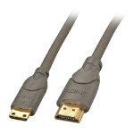 Lindy 0.5m Premium HDMI to Mini HDMI Cable, Anthra