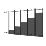 Peerless DS-LEDL27-6X6 signage display mount Black