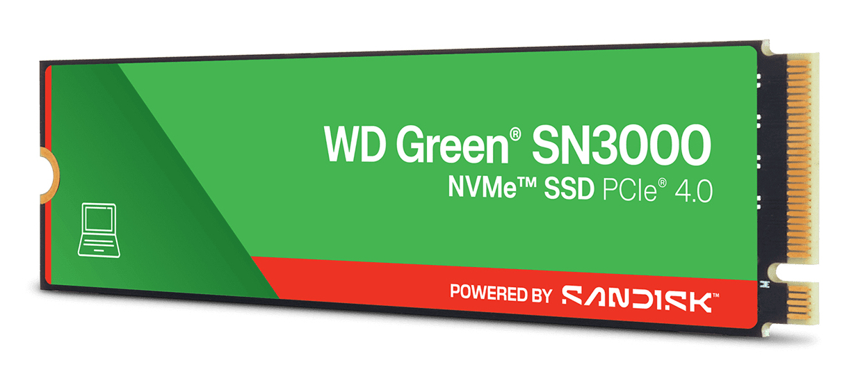 Western Digital Green SN3000 1TB M.2 PCIe 4.0 NVMe