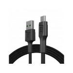 Green Cell KABGC20 USB cable USB 2.0 1.2 m USB A Micro-USB B Black