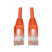 Tripp Lite N001-007-OR Cat5e 350 MHz Snagless Molded (UTP) Ethernet Cable (RJ45 M/M), PoE - Orange, 7 ft. (2.13 m)