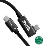 Plugable Technologies TBT5-240W80R Thunderbolt cable 31.5" (0.8 m) 120 Gbit/s Black