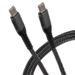 Maplin USB-C to USB-C Cable Braided 60W 1m