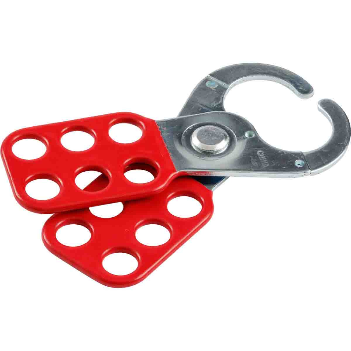 Image of Brady 133161 lockout tagout device Red Steel