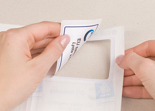 Avery L4785-20 self-adhesive label Rounded rectangle Removable White 200 pc(s)