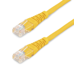 StarTech.com 15 ft Yellow Molded Category 5e (350 MHz) UTP Patch Cable networking cable 179.9" (4.57 m)