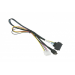 Supermicro CBL-SAST-0956 Serial Attached SCSI (SAS) cable 0.55 m Black, Red, Yellow