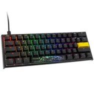DUC ky One 2 Pro Mini Gaming Keyboard, RGB LED - Cherry Silent Red (US)