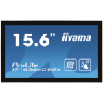 iiyama ProLite TF1634MC-B8X computer monitor 39.6 cm (15.6") 1920 x 1080 pixels Full HD LED Touchscreen Multi-user Black