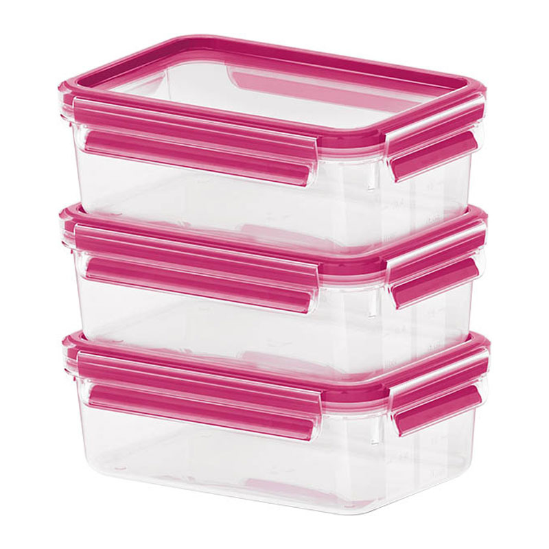 Image of Groupe SEB EMSA CLIP & CLOSE - Box - Rectangular - 0.55 L - Pink...