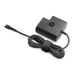 Origin Storage AC Adapter 65W USB-C Black comes with UK cable