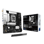 Asrock B860M Rock WiFi Intel B860 LGA 1851 (Socket V1) micro ATX