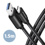 Axagon BUCM3-AM15AB USB cable USB 3.2 Gen 1 (3.1 Gen 1) 1.5 m USB C USB A Black