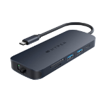 HYPER HD4004GL interface hub USB 3.2 Gen 1 (3.1 Gen 1) Type-C 10000 Mbit/s Blue, Grey