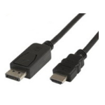 Microconnect DisplayPort/HDMI 3 m Black