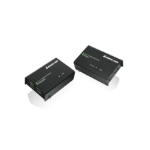 iogear GVE440 AV extender AV transmitter & receiver Black