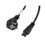 Lanberg CA-C5CA-11CC-003-BK power cable Black 3 m C5 coupler CEE7/7