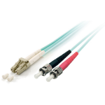Equip LC/ST Fiber Optic Patch Cable, OM3, 0.5m