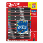 Sharpie 2196905 marker 12 pc(s) Bullet tip Black, Blue, Green, Grey, Orange, Pink, Purple, Red, White, Yellow