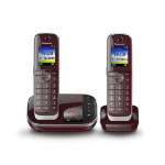 Panasonic KX-TGJ322 DECT telephone Caller ID Red