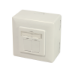 LogiLink NP0006A socket-outlet 2 x RJ-45 White