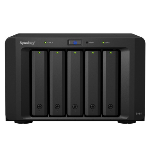 Synology DX517 20TB (Seagate Ironwolf Pro) 5 bay expansion unit for DS1817+/DS1517+/DS1817/DS1517 disk array Desktop Black