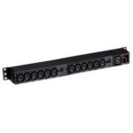 Eaton FlexPDU, 12x IEC power distribution unit (PDU) 13 AC outlet(s) 1U Black