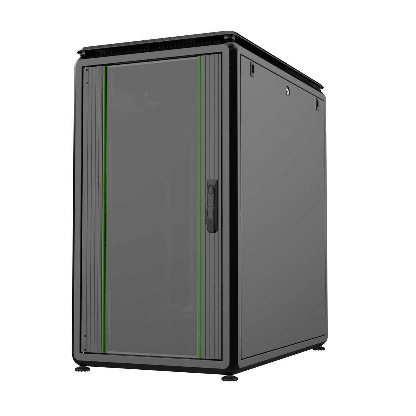 Lanview Black Rdl20u61bl Rack Cabinet 20U Freestanding Rack
