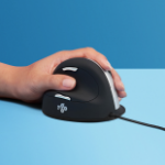 R-Go Tools HE Mouse R-Go HE ergonomic mouse, large, left, wired