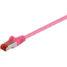 Microconnect SSTP6005PI networking cable Pink 0.5 m Cat6 S/FTP (S-STP)
