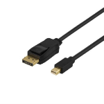 Deltaco DP-1121-K DisplayPort cable 2 m Mini DisplayPort Black