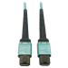 Tripp Lite N846D-03M-24AAQ InfiniBand/fibre optic cable 118.1" (3 m) MTP OFNP Aqua color