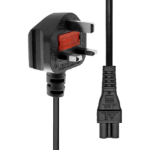 ProXtend Type G (UK) to C5 Power Cord Black 3m