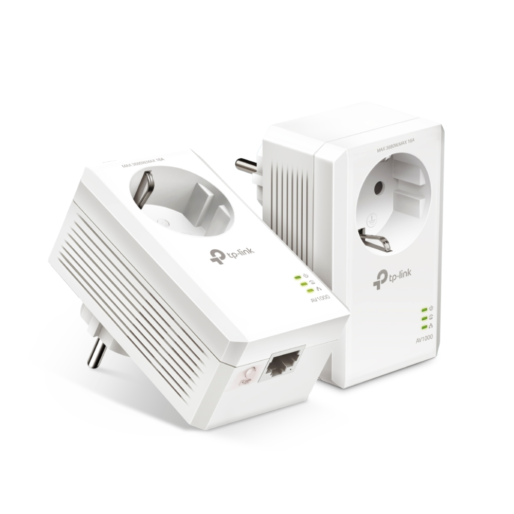 Image of TP-Link AV1000 Gigabit Passthrough Powerline Starter Kit