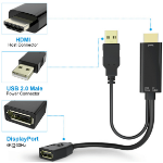 JLC Display Port to USB 2.0 and HDMI Adapter