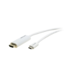 Kramer Electronics C-USBC/HM10 video cable adapter 3 m USB Type-C HDMI White