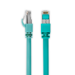 Rocstor Y10C624-AQ networking cable Aqua color 421.3" (10.7 m) Cat6a S/UTP (STP)