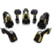 Datalogic PBT9600-SRRBK10EU barcode reader Handheld bar code reader 1D/2D Black, Yellow