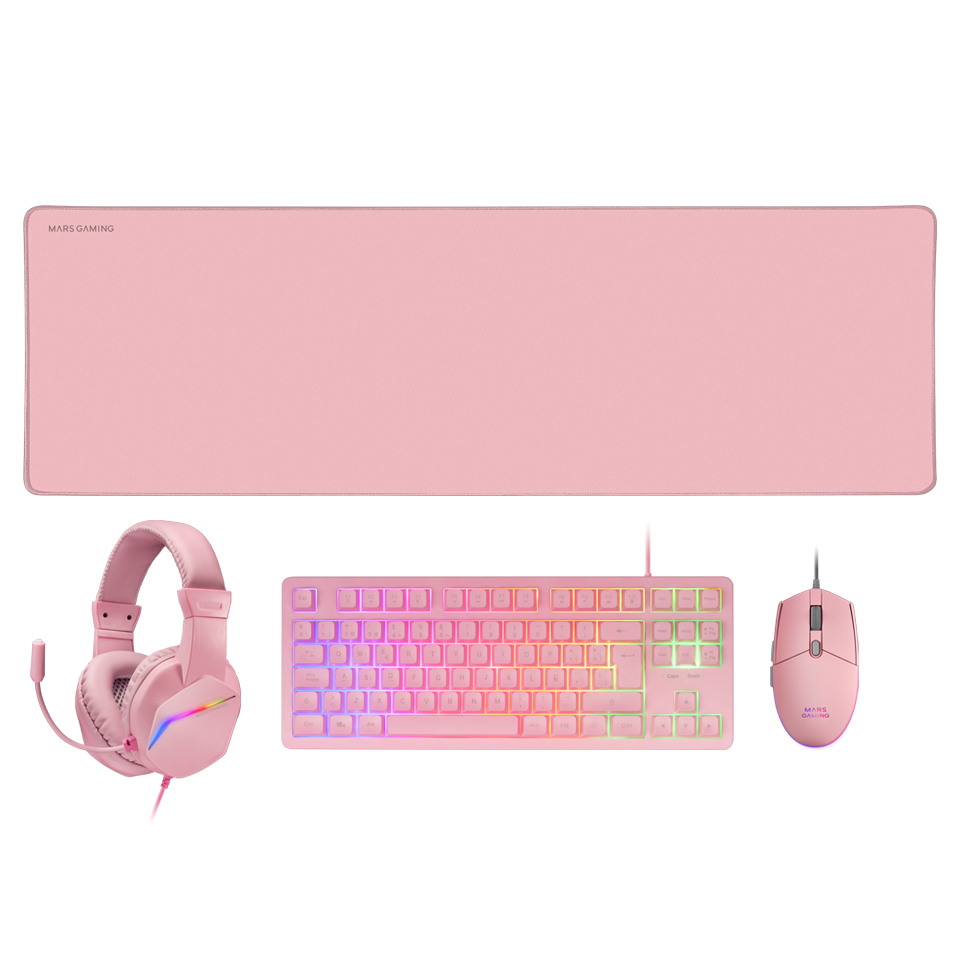 Mars Gaming 4-in-1 Gaming Combo MCP-RGB3P