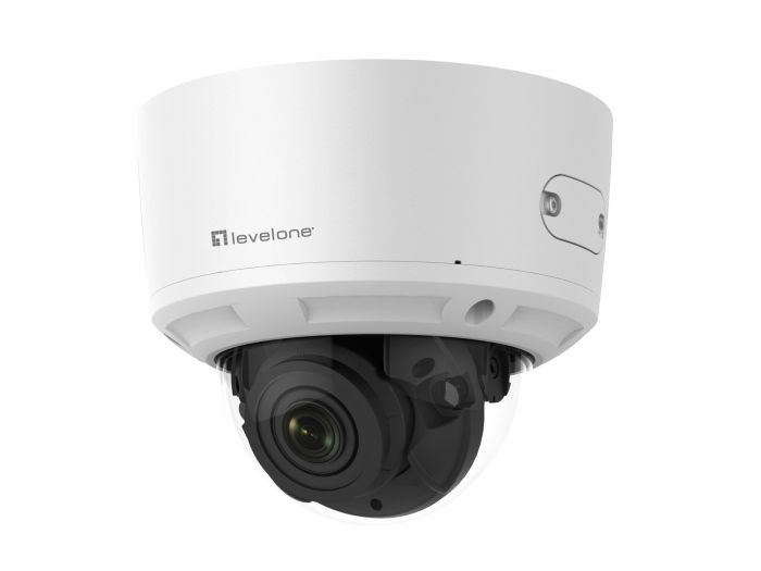 Image of LevelOne Gemini Zoom IP Camera, 8-Mp, H.265, 802.3Af, PoE, IR...