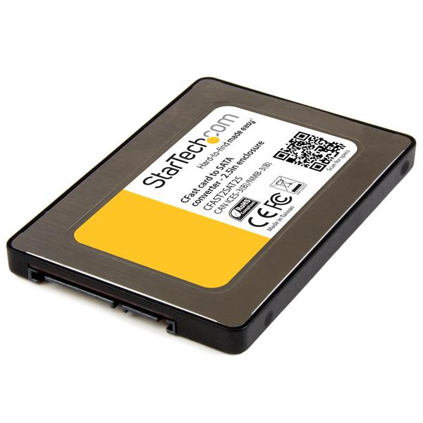 Image of StarTech.com CFast card to SATA adapter with 2.5" housing