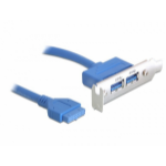 DeLOCK USB 3.0 19-pin - 2 x USB 3.0-A