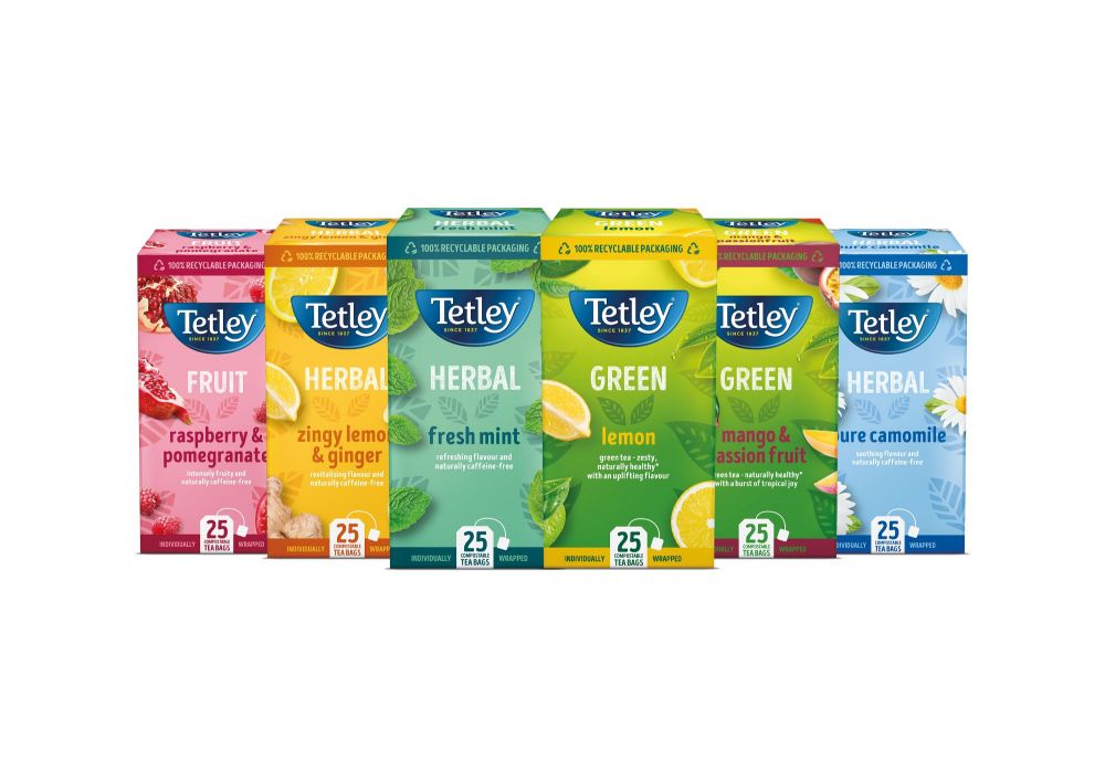 Tetley Mixed Pack String & Tag Envelope Tea Bags Pack of 6x25