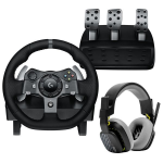 Logitech G920  RACING WHEEL GREY/GREEN