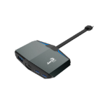 AEROCOOL Gaming USB Type-C Multifunction Adapter with LAN & USB 3.0  & Type-C Power Delivery and Data Sync Fu