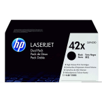 HP Q5942XD/42XD Toner cartridge black high-capacity twin pack, 2x20K pages ISO/IEC 19752 Pack=2 for HP LaserJet 4250
