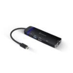 eSTUFF GLB235420 laptop dock/port replicator USB 3.2 Gen 1 (3.1 Gen 1) Type-C Black