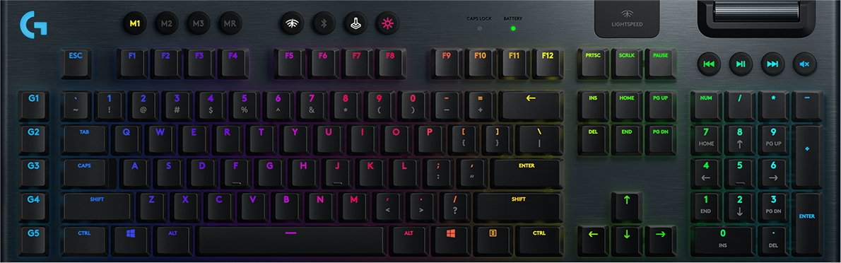 Logitech G G915 LIGHTSPEED Wireless RGB Mechanical Gaming...